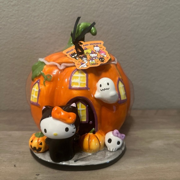 Sale! Hello Kitty Pumpkin Canister/Jar - Picture 1 of 7